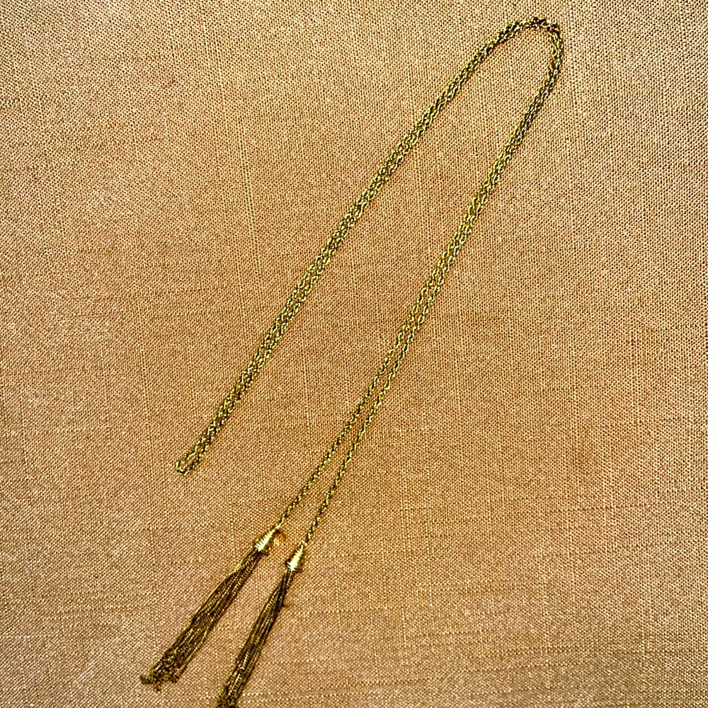 🌞 VANESSA MOONEY TASSEL NECKLACE